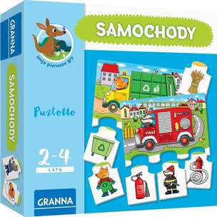 Moje pierwsze gry. Samochody - puzlotto