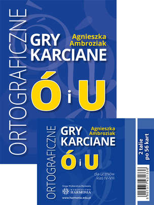 Ortograficzne gry karciane Ó i U dla uczniów klas IV-VIII