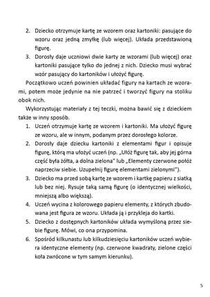 Doskonały wzrok. Ułóż figury. Materiały do ćwiczenia percepcji wzrokowej