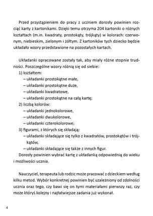 Doskonały wzrok. Ułóż puzzle. Materiały do ćwiczenia percepcji wzrokowej