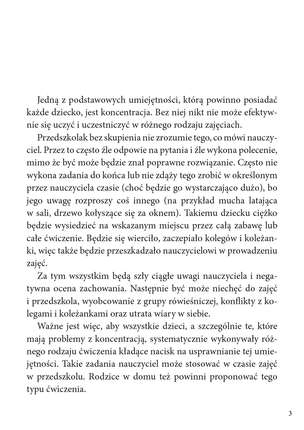 Karty pracy na koncentrację. Edukacja przedszkolna