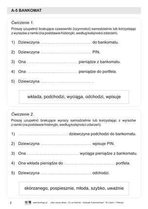 Dać rzeczy słowo. Co za historia! - ćwiczenia do historyjek 5-elementowych