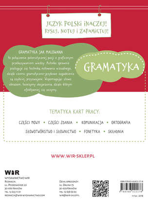 Gramatyka jak malowana. Graficzne karty pracy dla klas 4-8