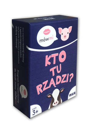 Kto tu rządzi? Edukacyjna gra karciana dla dzieci wspomagajaca rozwój mowy