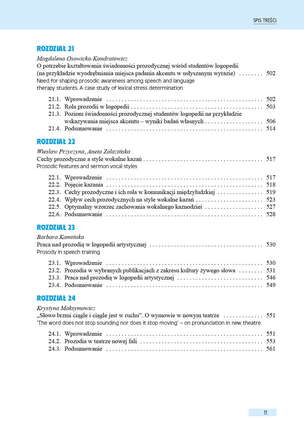 Prozodia - przyswajanie, badanie, zaburzenia, terapia