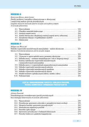 Prozodia - przyswajanie, badanie, zaburzenia, terapia