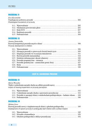 Prozodia - przyswajanie, badanie, zaburzenia, terapia