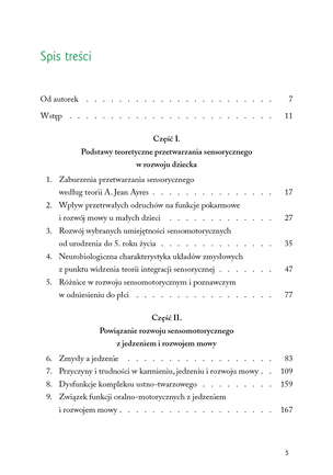 Strategie sensoryczne w jedzeniu i mówieniu