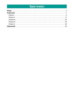 Kodowanki na cztery pory roku