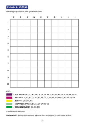 Kodowanki na cztery pory roku