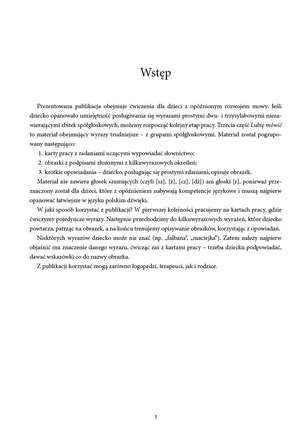 Lubię mówić. Materiały do terapii opóźnionego rozwoju mowy. Część 3: etap wyrazów z grupami spółgłoskowymi