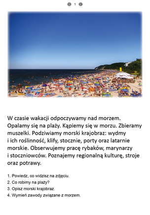 Mój rok. Część 1. Karty pracy dla uczniów z niepełnosprawnością intelektualną