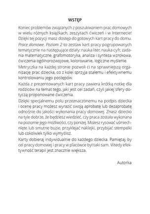 Prace domowe dla uczniów ze specjalnymi potrzebami edukacyjnymi. Poziom 2