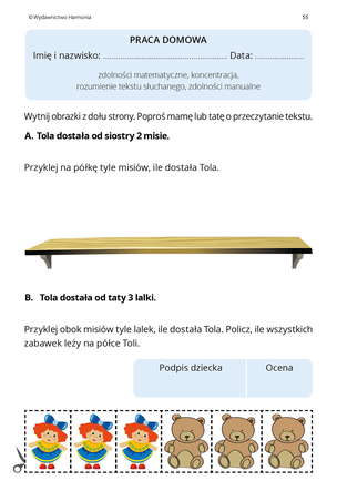 Prace domowe dla uczniów ze specjalnymi potrzebami edukacyjnymi. Poziom 3