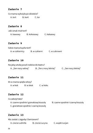 Słuchanie ze zrozumieniem