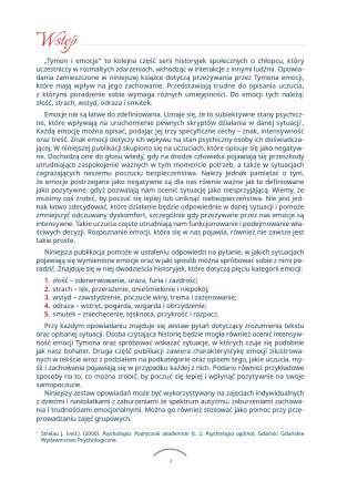 Tymon i emocje. Historyjki społeczne o tym, jak się zachować w różnych sytuacjach życia codziennego