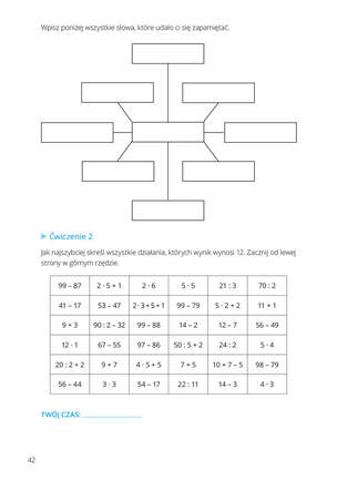 Umysł lubi tworzyć. Ćwiczenia pamięci i innych funkcji poznawczych na każdy dzień miesiąca