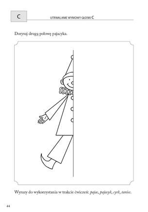 Zdania obrazkowo-wyrazowe. Materiał do terapii głosek S, Z, C, DZ