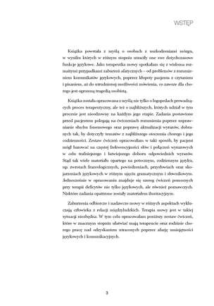 Znów mówię 2. Materiał językowy i obrazkowy do terapii afazji