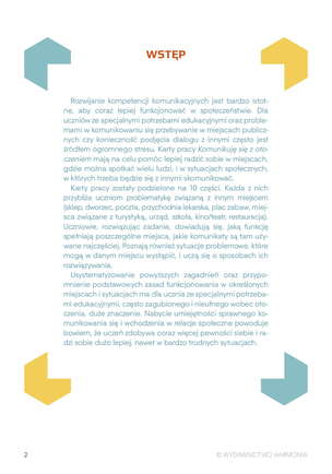 Komunikuję się z otoczeniem. Karty pracy dla uczniów ze specjalnymi potrzebami edukacyjnymi oraz problemami w komunikacji