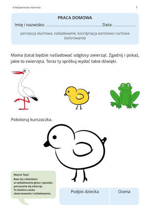 Prace domowe dla uczniów ze specjalnymi potrzebami edukacyjnymi. Poziom 1