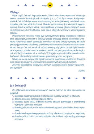 Zdania obrazkowo-wyrazowe. Materiał do terapii głosek ś, ź, ć, dź