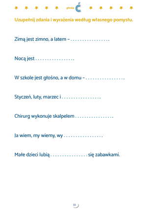 Zdania obrazkowo-wyrazowe. Materiał do terapii głosek ś, ź, ć, dź