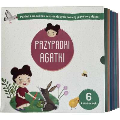 Przypadki Agatki - PAKIET 6 książeczek wspierających rozwój językowy dzieci