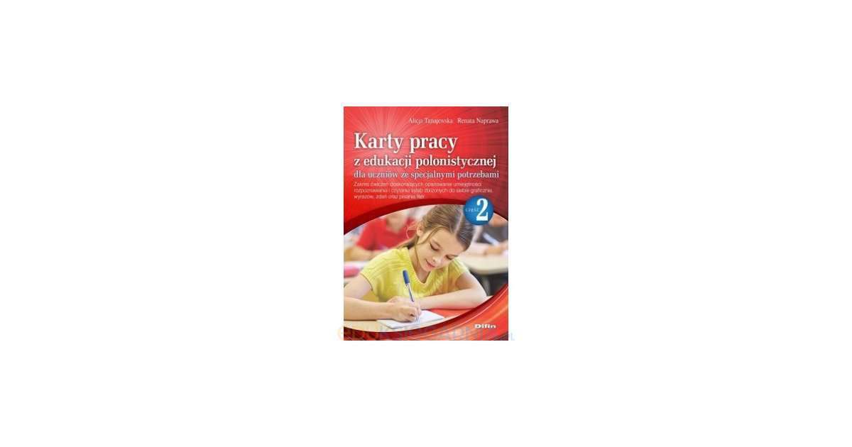 Karty pracy z edukacji polonistycznej dla uczniów ze specjalnymi