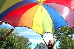 Spadochron Animacyjny 7 BARW (chusta animacyjna) AKSON - 1,75 metra średnicy