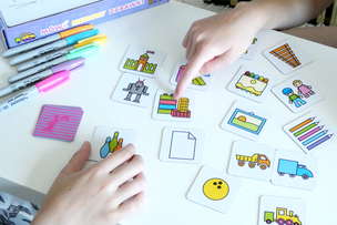 MÓWik MEMORY Zabawki - gra dydaktyczna z zastosowaniem symboli MÓWik