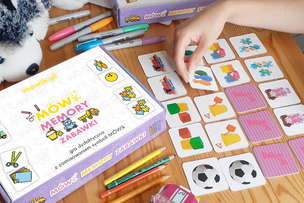 MÓWik MEMORY Zabawki - gra dydaktyczna z zastosowaniem symboli MÓWik