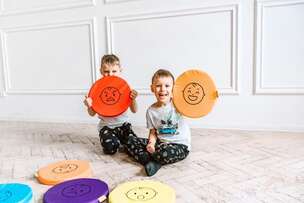 Poduszki siedziska Emocje (ekoskóra) - zestaw 6 sztuk