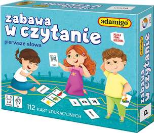Zabawa w czytanie. Pierwsze słowa - 112 kart edukacyjnych
