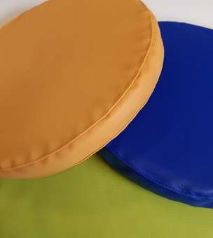 Poduszki siedziska Emocje (ekoskóra) - zestaw 6 sztuk