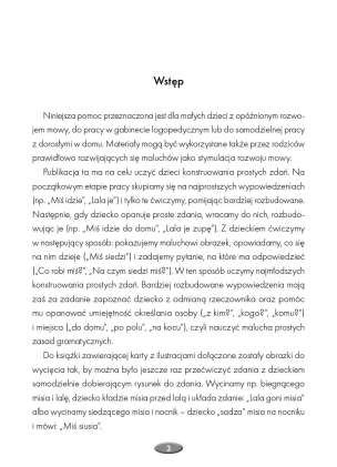 Lubię mówić. Materiały do terapii opóźnionego rozwoju mowy. Część 4: etap bardzo prostych zdań