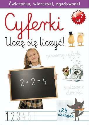 Cyferki. Uczę się liczyć + naklejki