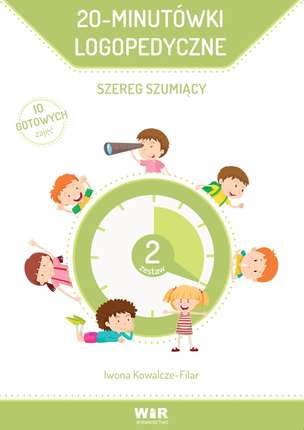 20-minutówki logopedyczne. Zestaw 2. Szereg szumiący (z naklejkami)