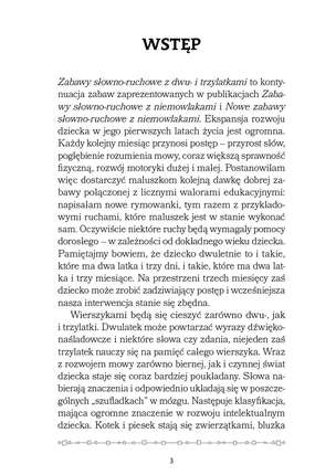 Zabawy słowno-ruchowe z dwu- i trzylatkami. Świat maluszka