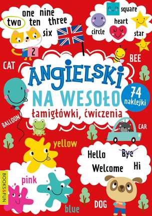 Angielski na wesoło. Łamigłówki, ćwiczenia + naklejki