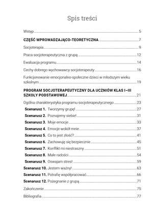 Emocjonalne SOS. Scenariusze zajęć socjoterapeutycznych dla uczniów klas I-III szkoły podstawowej