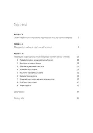 Rewalidacja w ogólnodostępnej szkole ponadpodstawowej. Program zajęć