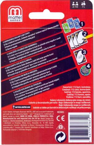 Uno - towarzyska gra karciana
