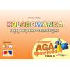 Papuga Aga opowiada. Kolorowanka logopedyczno-edukacyjna. Część 6. Głoski F, W