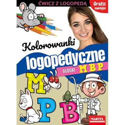 Ćwicz z logopedą. Kolorowanki logopedyczne. Głoski F W (1)