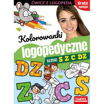 Ćwicz z logopedą. Kolorowanki logopedyczne. Głoski M B P (1)