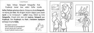 Papuga Aga opowiada. Kolorowanka logopedyczno-edukacyjna. Część 6. Głoski F, W