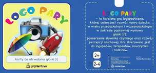 LOGO PARY - karty do utrwalania głoski R - gra karciana