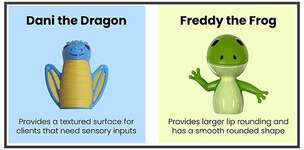 Wibrator logopedyczny Jiggler Freddy the Frog (Żabka)