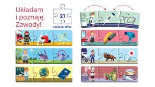 Kapitan Nauka. Układam i poznaję Zawody - puzzle